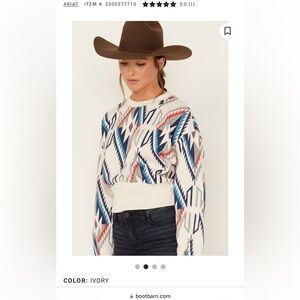 Southwestern style sweatshirt